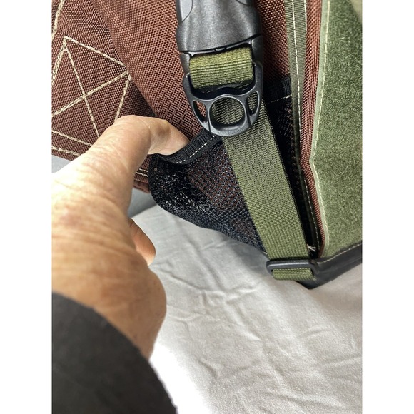 Forest City Portage Messenger Bag Handmade Quality Durable Green & Brown - Picture 12 of 16